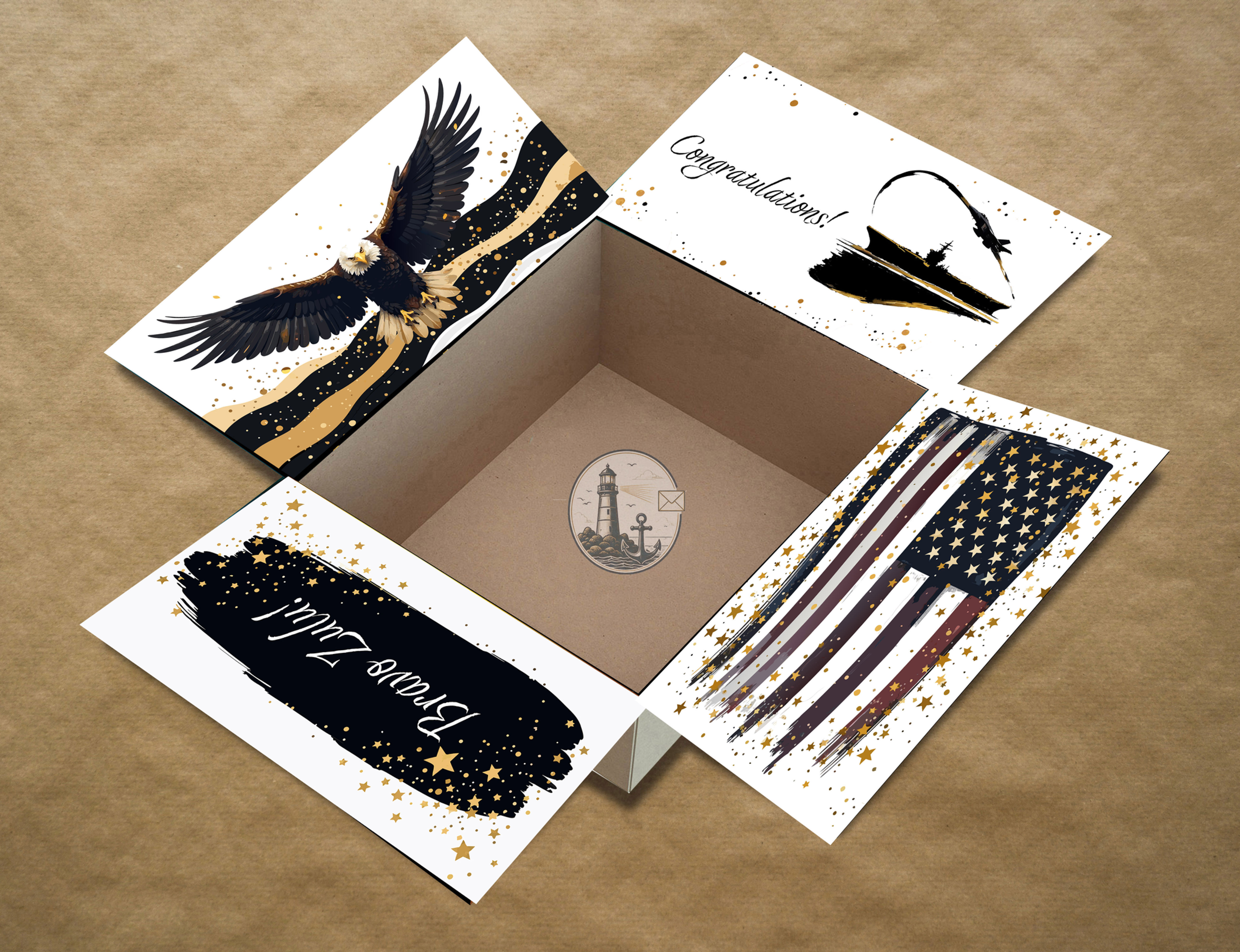 Candio Box Aviation Theme Sticker Kit