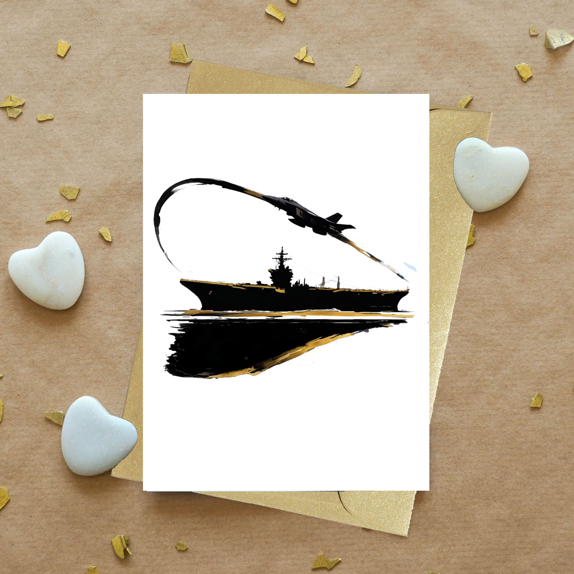 Navy pilot and Flight Officer Card