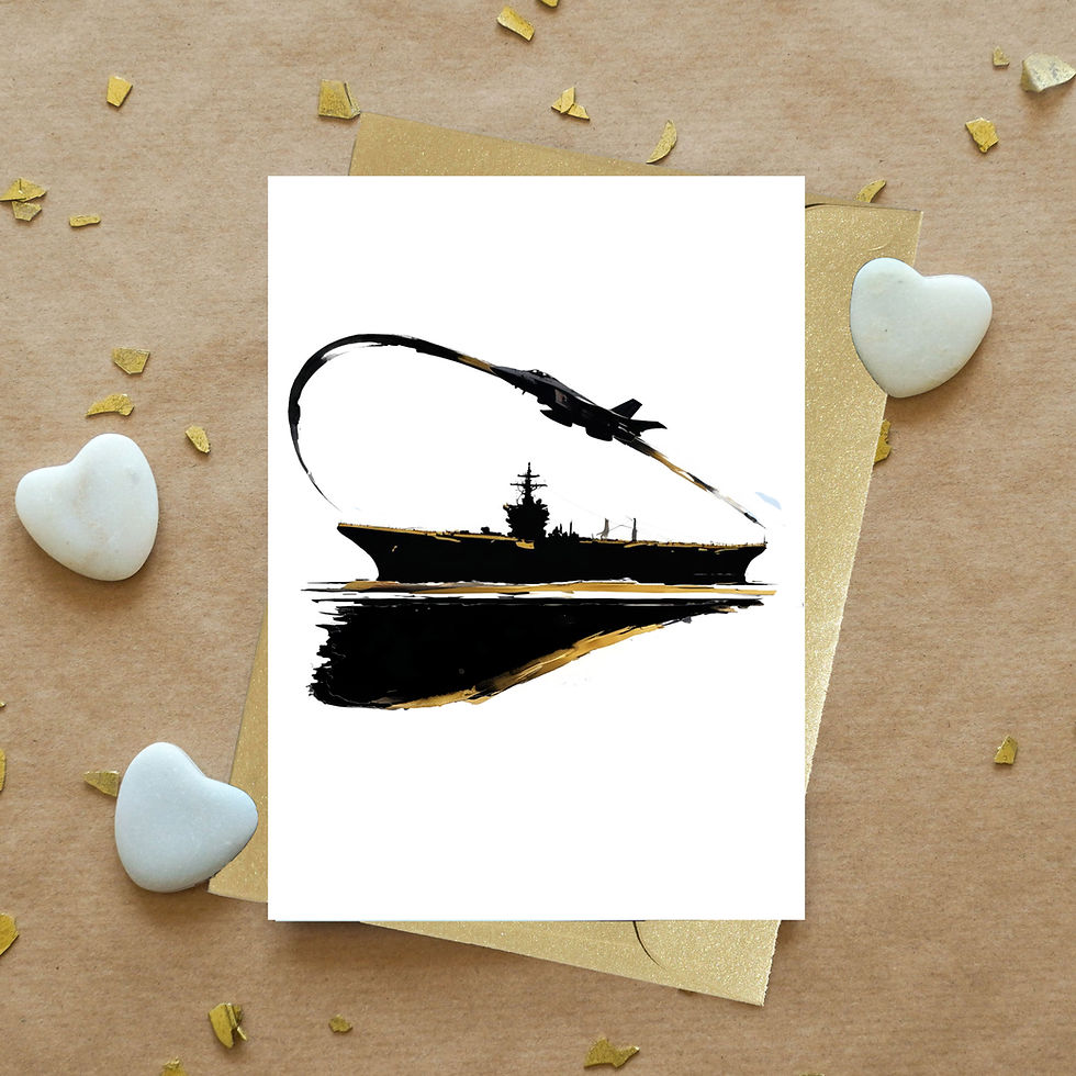 Navy pilot and Flight Officer Card