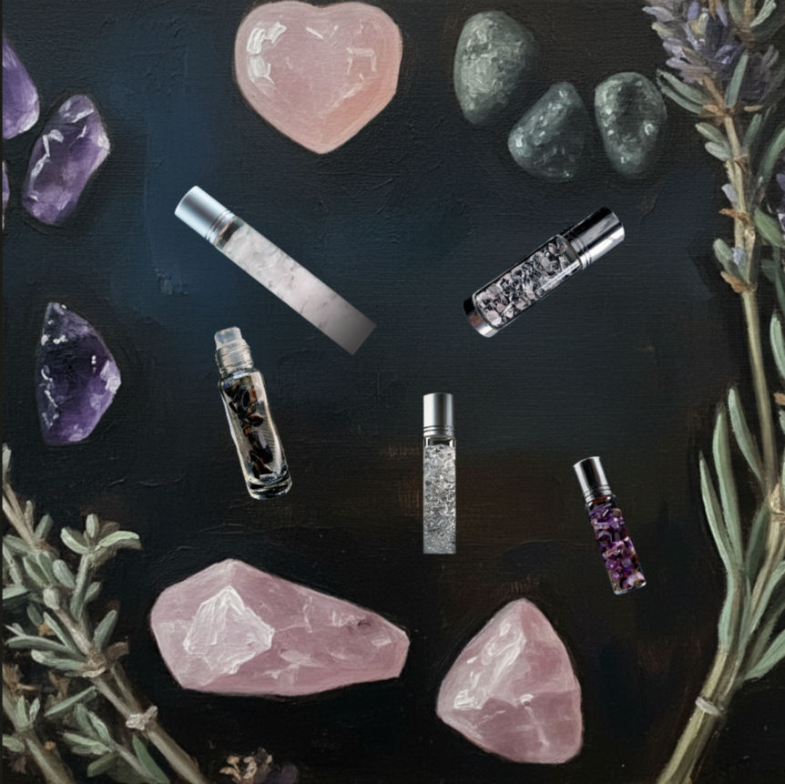 Organic Crystal Botanical Roller