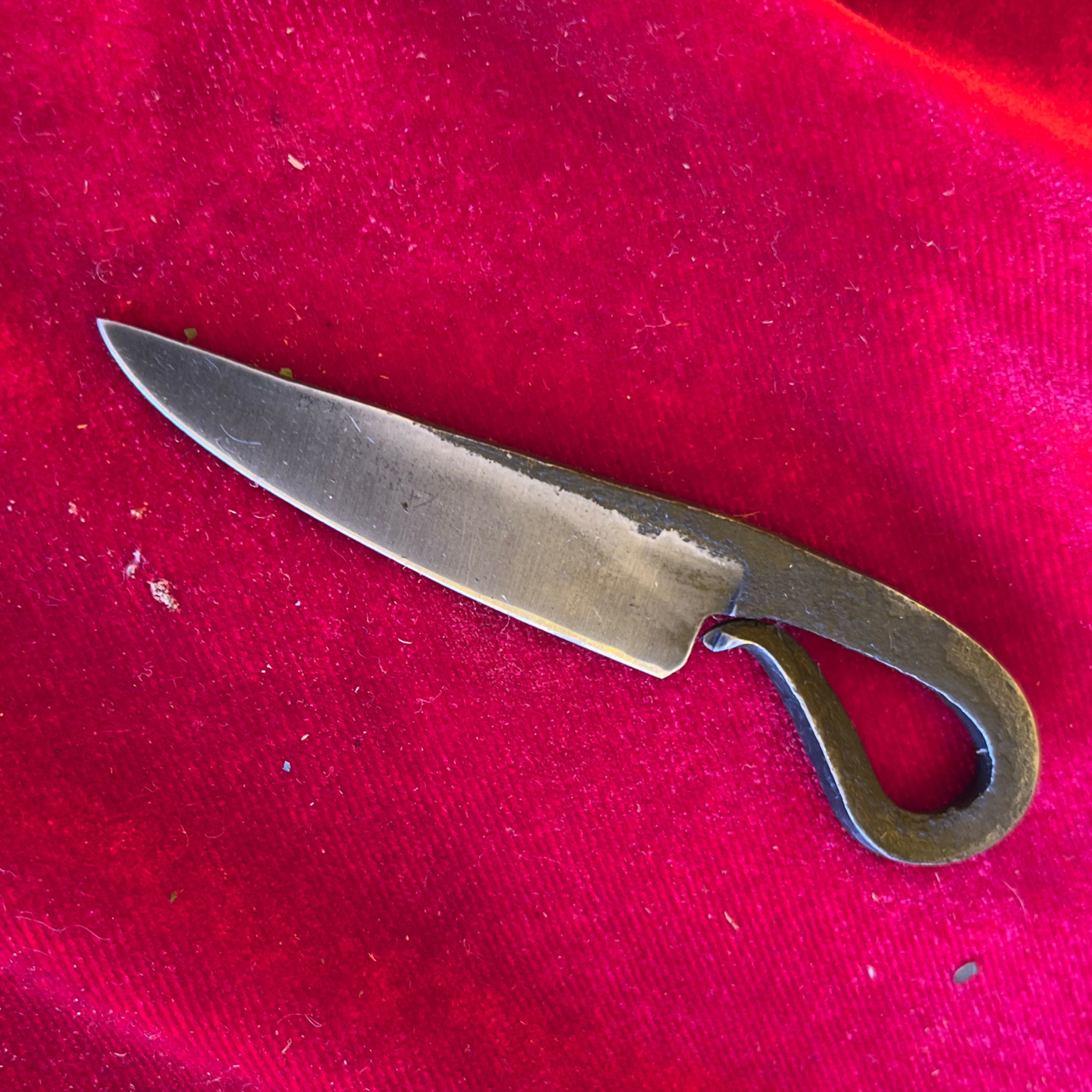 Tiny blacksmith knife
