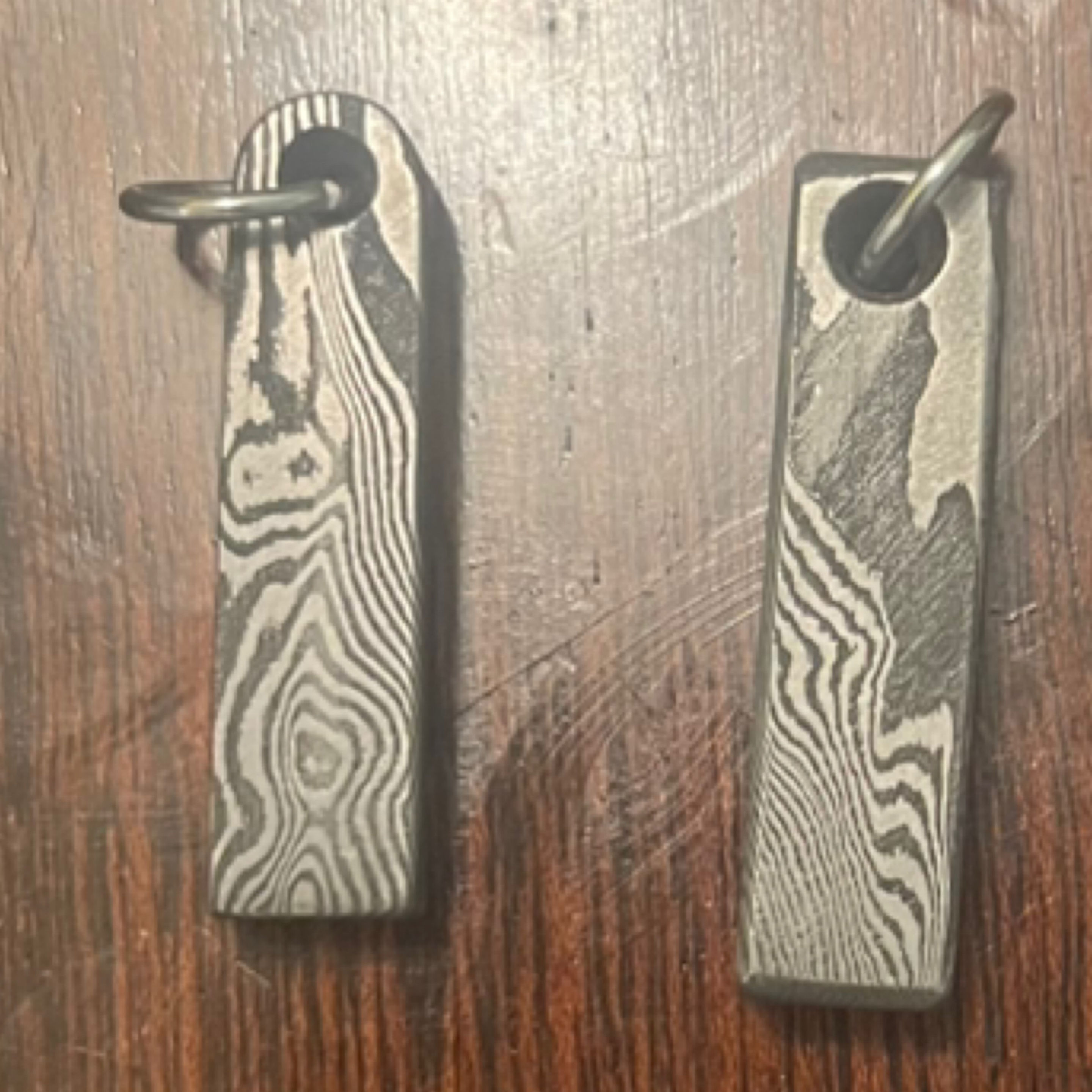 Damascus pendants