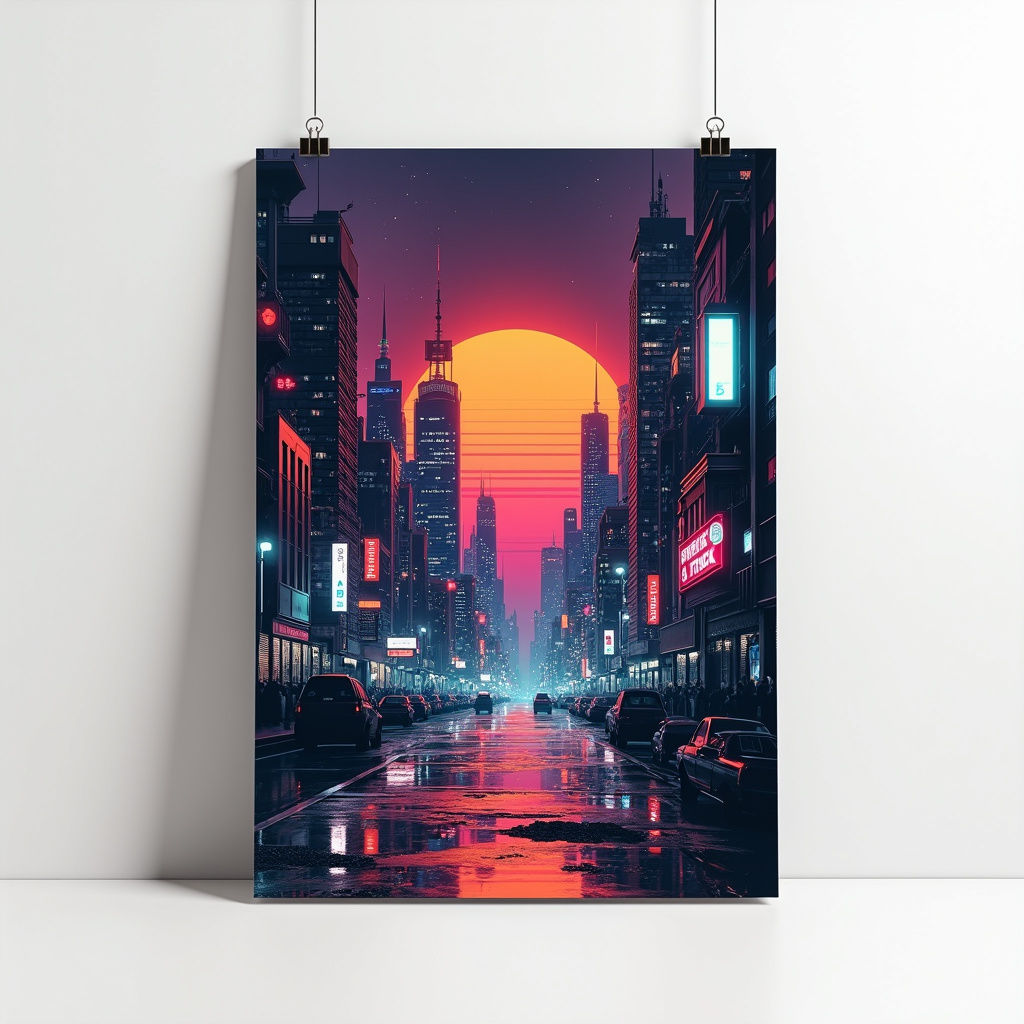 Sci-Fi City Poster