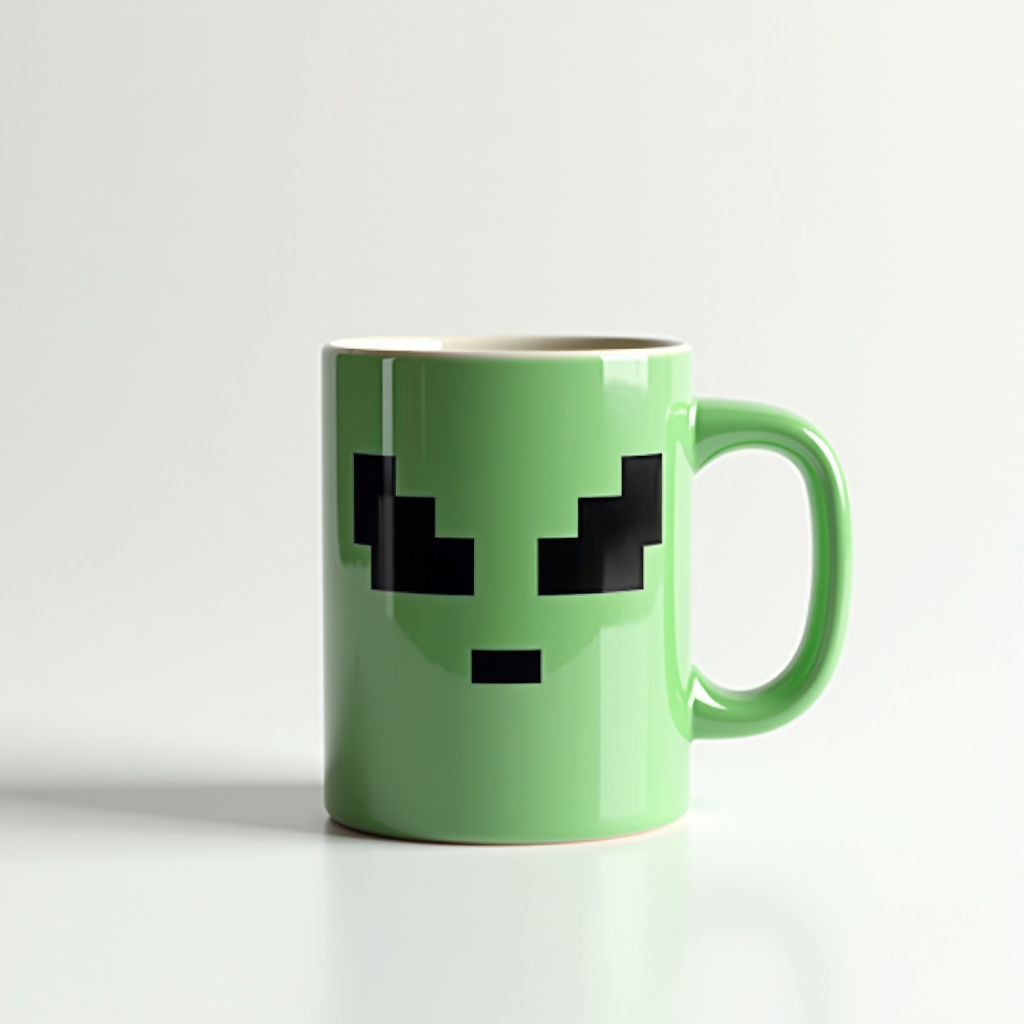 Pixelated Alien Mug