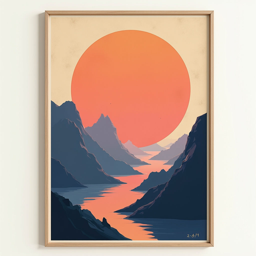 Fantasy Landscape Poster