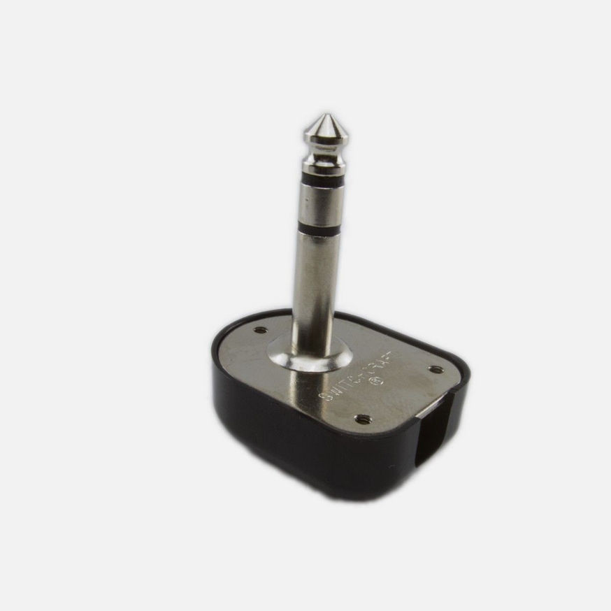 SWITCHCRAFT S230 3/16" .206" 3 CONDUCTOR RT ANGLE MICROPHONE PLUG FOR DRAKE