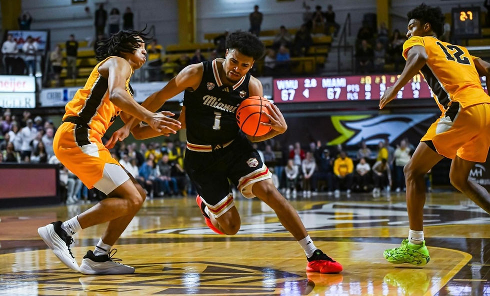 Miami Redhawks, Western Michigan Broncos, Trey Perry