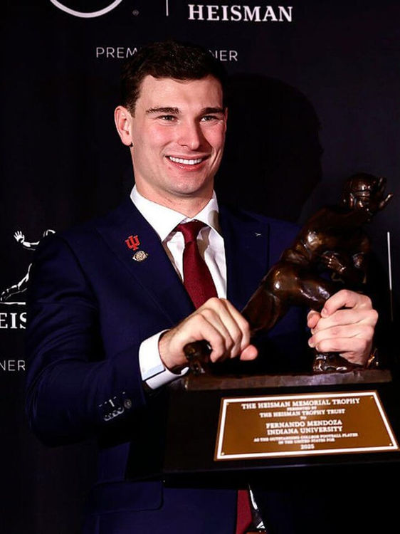 Indiana Hoosiers quarterback Fernando Mendoza named 2025 Heisman Trophy winner following record-setting, undefeated season
