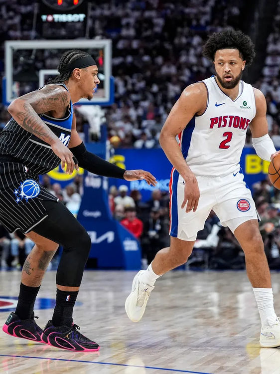 Detroit Pistons pummel Orlando Magic 98-83 in Game 2 to tie series 1-1 with first home win in playoffs since 2008