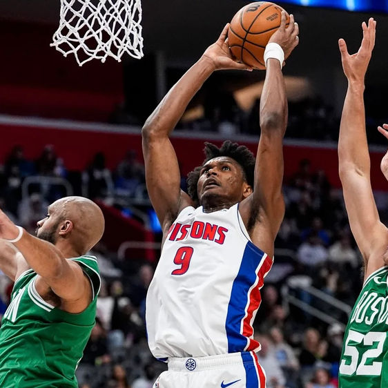 Detroit Pistons defeat Boston Celtics 119-113 in home opener behind Ausar Thompson's double-double