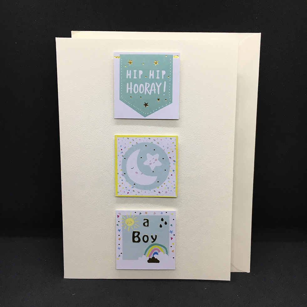 New Baby It's a Boy Card
