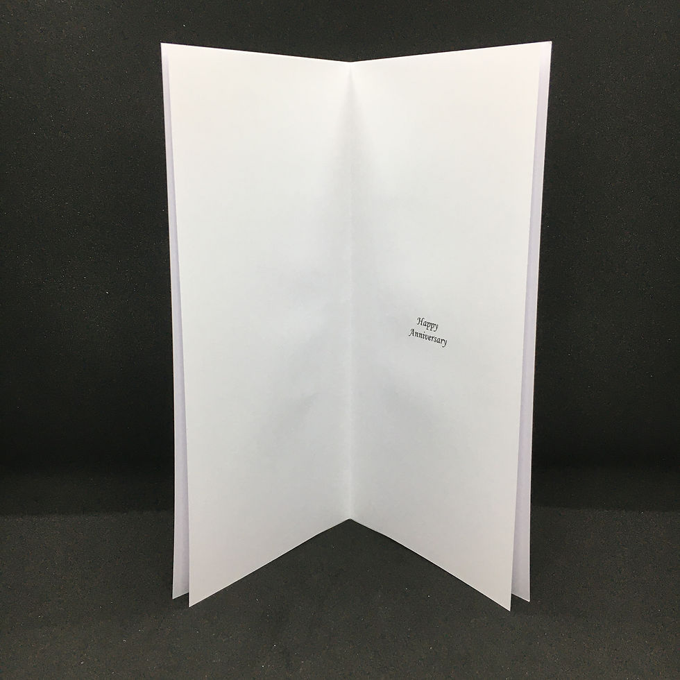 Thumbnail: Happy Anniversary White Rose Bouquet Card