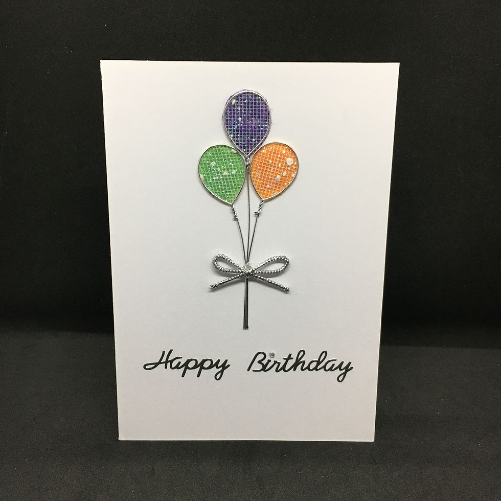 Thumbnail: Happy Birthday Balloons Card