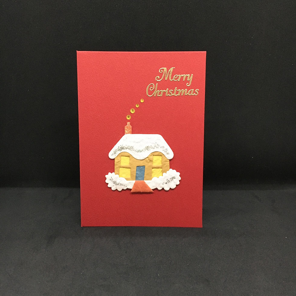 Thumbnail: Christmas Cottage Christmas Card