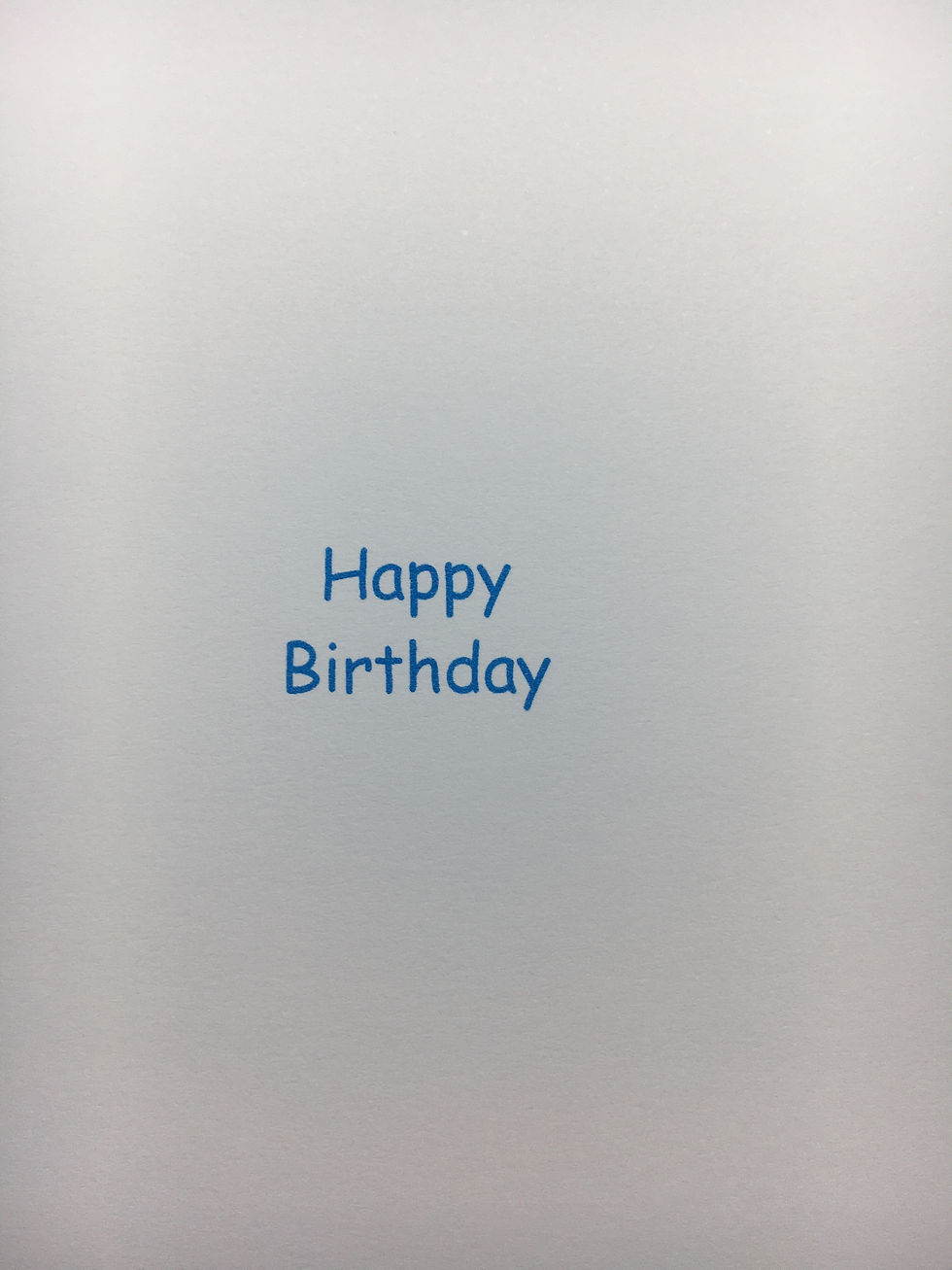 Thumbnail: Happy Birthday Blue Giraffe Card