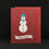 Thumbnail: Blue Hat Snowman with Blue Snowflakes