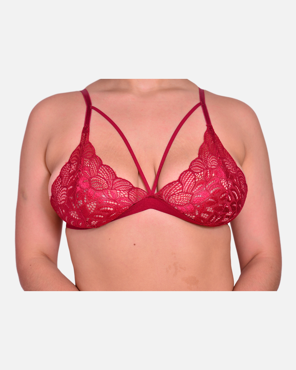 Bralette En Encaje Micaela Pétalos