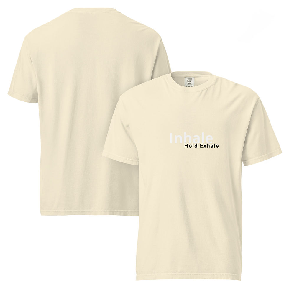 Thumbnail: Unisex T-shirt Inhale-Hold-Exhale