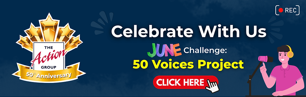 June Challenge: 50 Voices Project