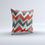Thumbnail: Abstract ZigZag Pattern v4 Ink-Fuzed Decorative Throw Pillow