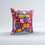 Thumbnail: Vibrant Burgundy Vector Shopping Ink-Fuzed Decorative Throw Pillow