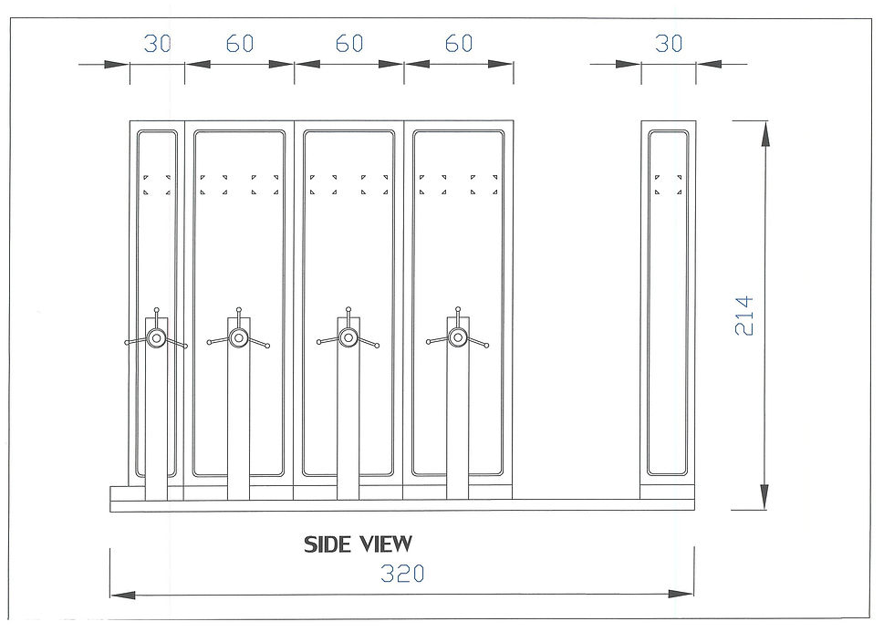 ภาพขนาดย่อ: ตู้รางเลื่อนพวงมาลัย save ชุด 16 หน้า แบบไม่มีประตู (SVM2-203)