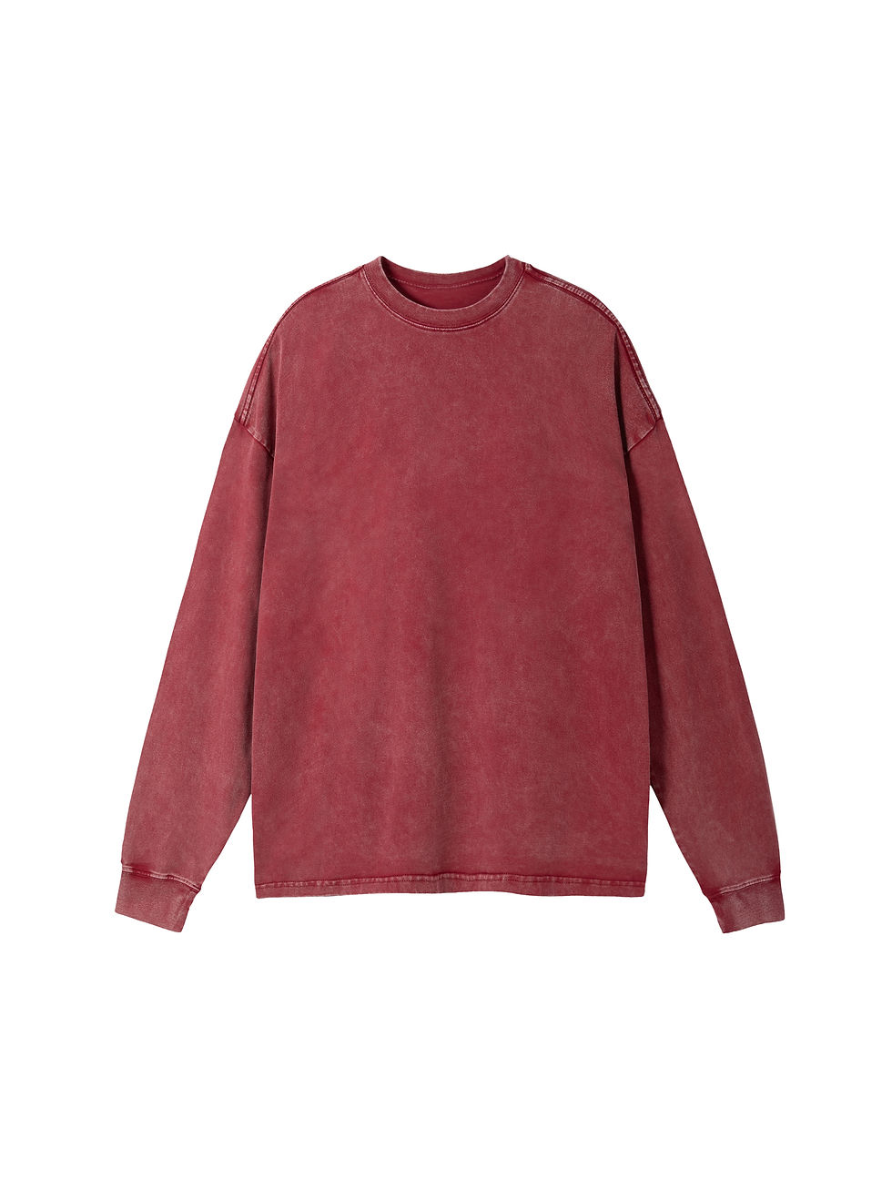 Thumbnail: Premium Custom 300 GSM Acid Wash Oversize Long Sleeve T-Shirt