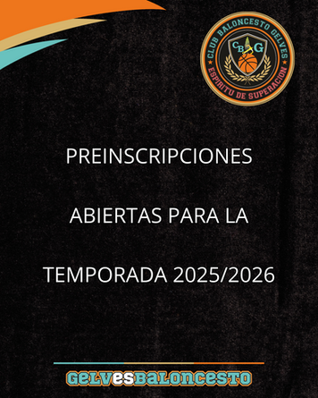 Preinscripciones abiertas para la 25/26