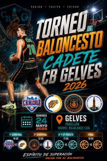 ¡El mejor baloncesto cadete se cita este domingo en Gelves!