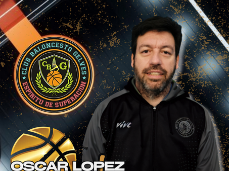 Oscar López, dirigirá al infantil femenino para la 2024/2025.