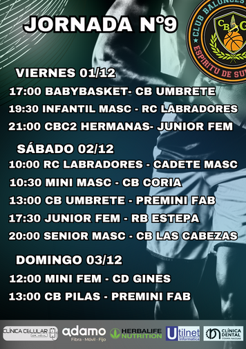 Llega la jornada número 9.