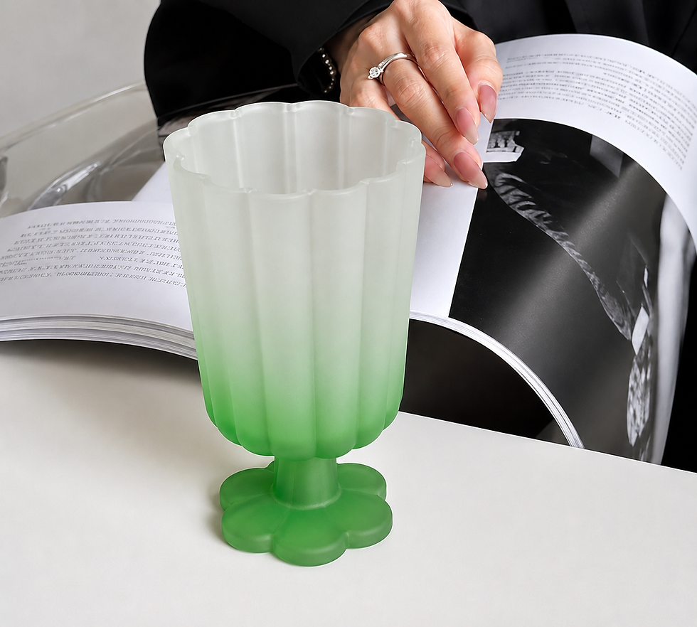 Thumbnail: Frosted Flower Glass
