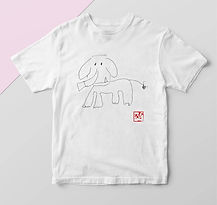 ぞうときりんTシャツ