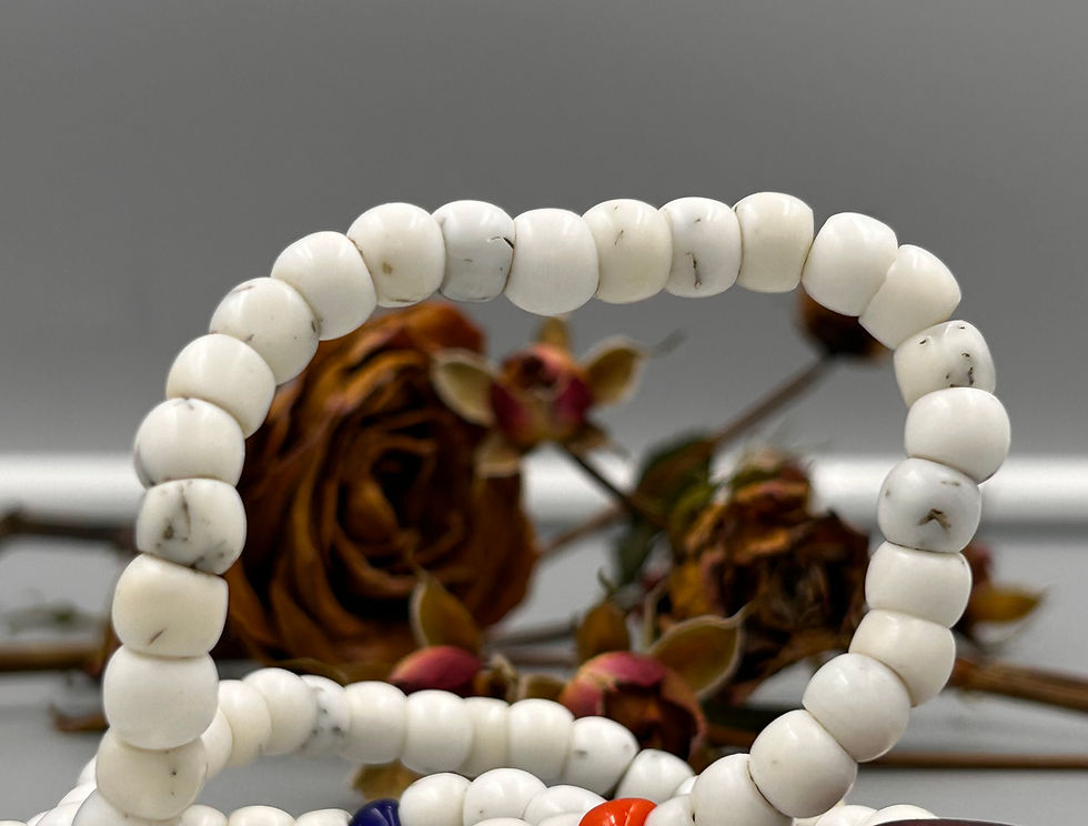 縮圖：Antique Tridacna Mala Beads 老砗磲念珠