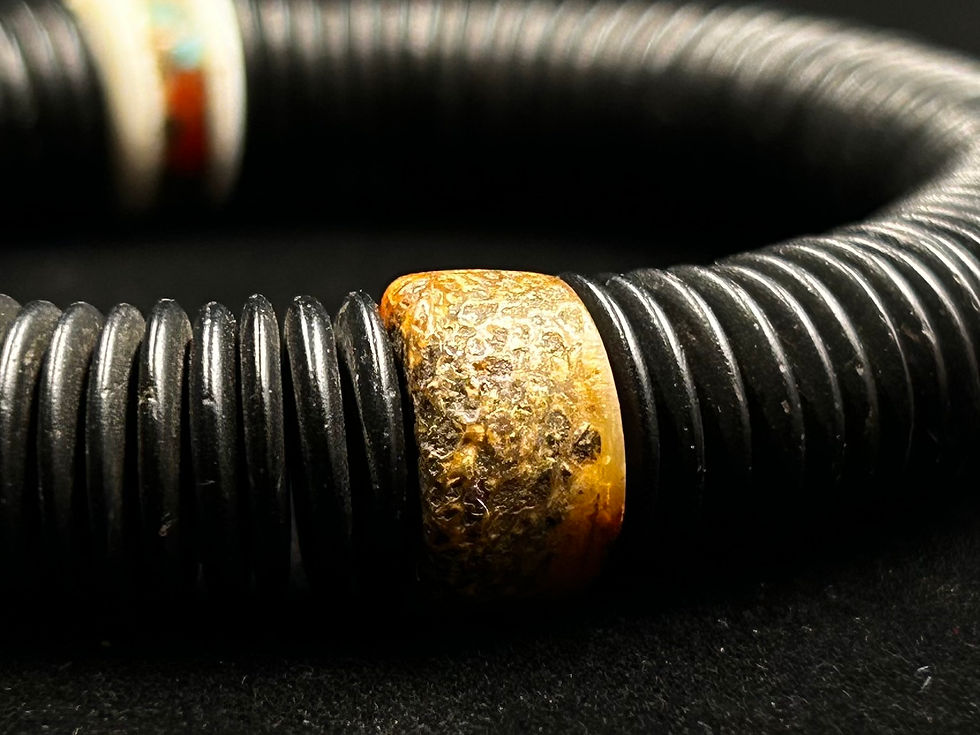 縮圖：Bracelet of Old Coconut Shell Bead 老椰蒂单圈