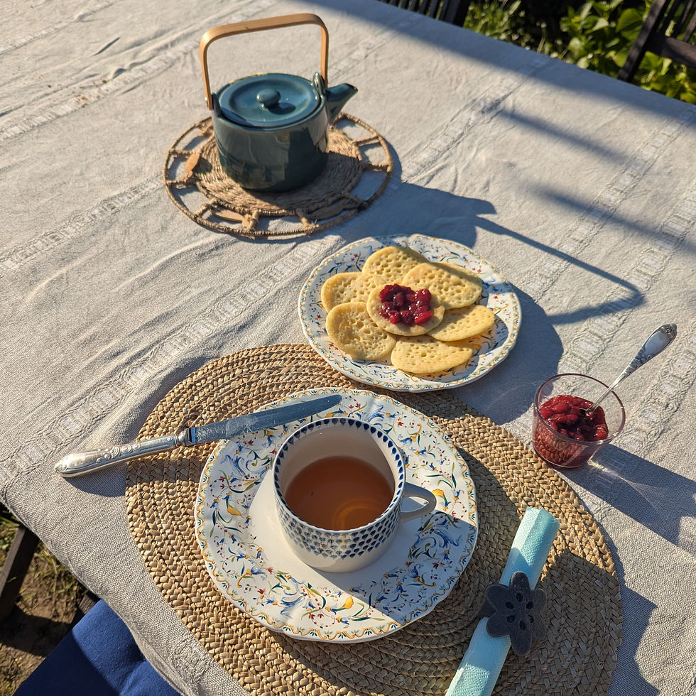 Petit déjeuner aux saveurs locales