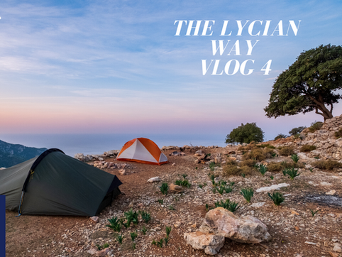 #4 Our first Wild Camp on the Lycian Way! STUNNING VIEWS!!!