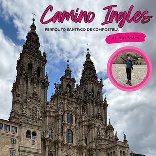 Total Stats 🥾 Camino Inglés Spain 🇪🇸