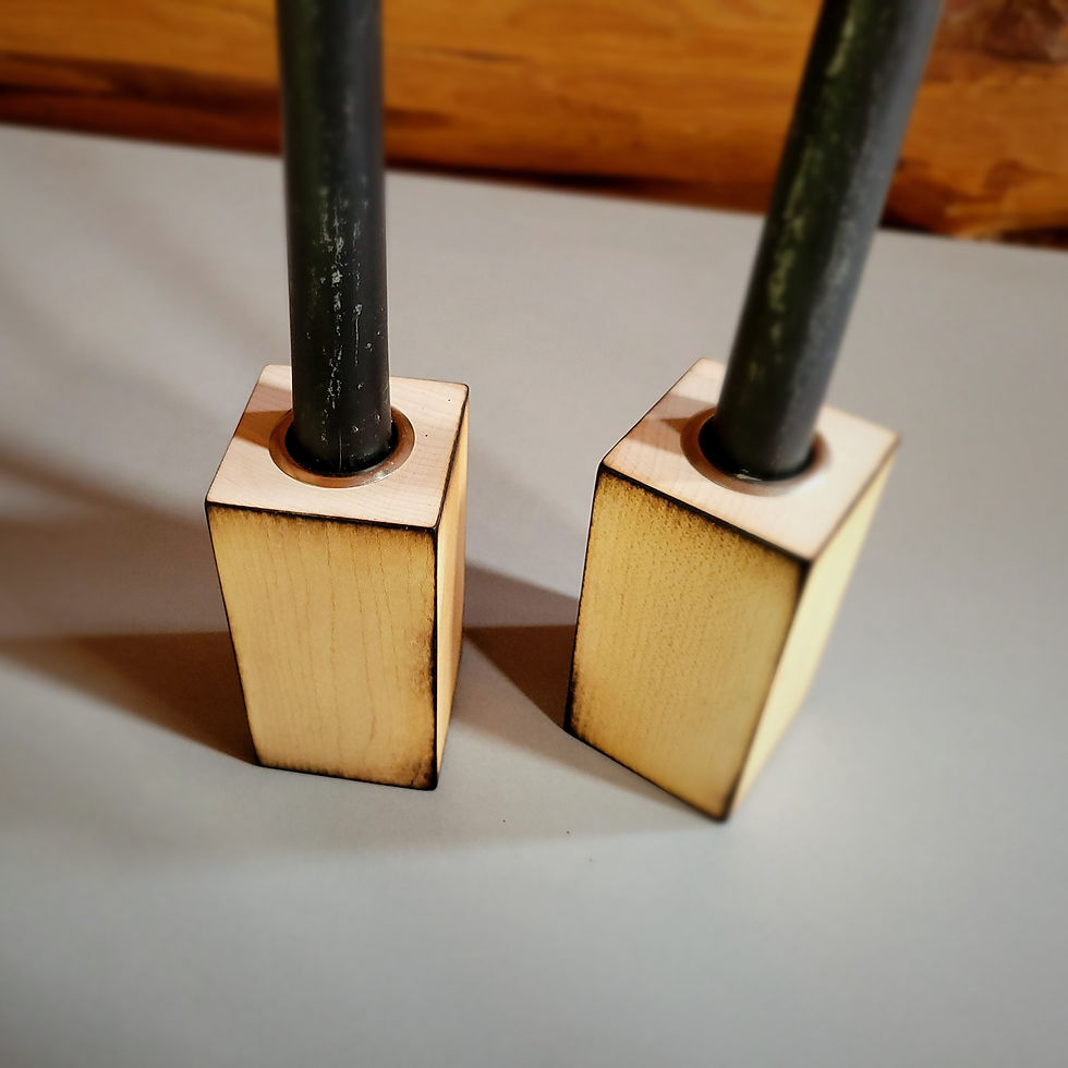 Thumbnail: Charred Edge Candle Holder