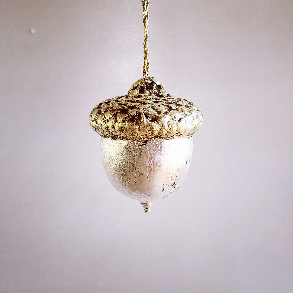 Thumbnail: Two Tone Gilded Acorns