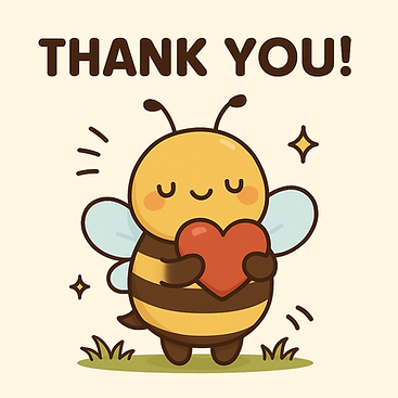 Bee saying thank you