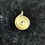 Thumbnail: Handmade small Spiral pendant in 18ct gold.