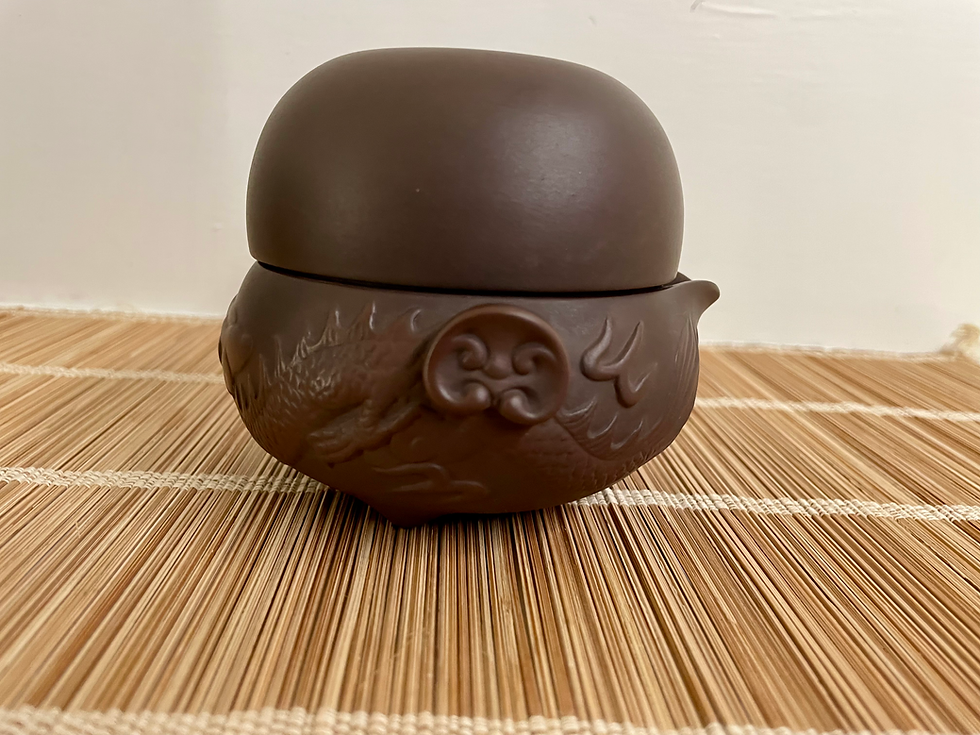 Thumbnail: Portable Travel Teapot with Cup for one person-Dragon pattern泡茶旅行組一人用