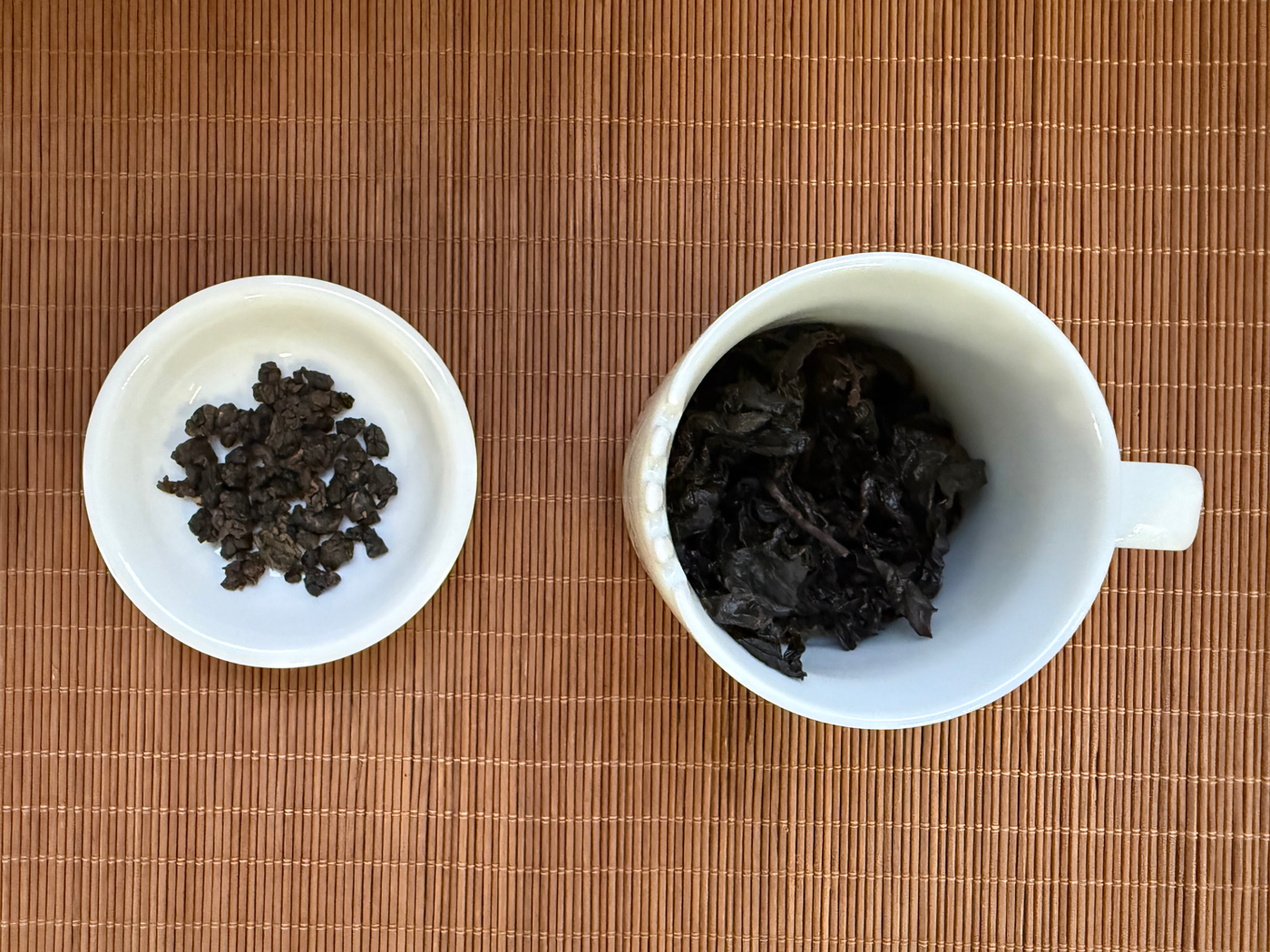 Heavy roasted Dong Ding Oolong competition tea with rich fruity notes.