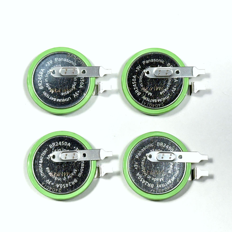 Thumbnail: New Panasonic BR2450A TPMS Replacement Battery for Toyota / Lexus