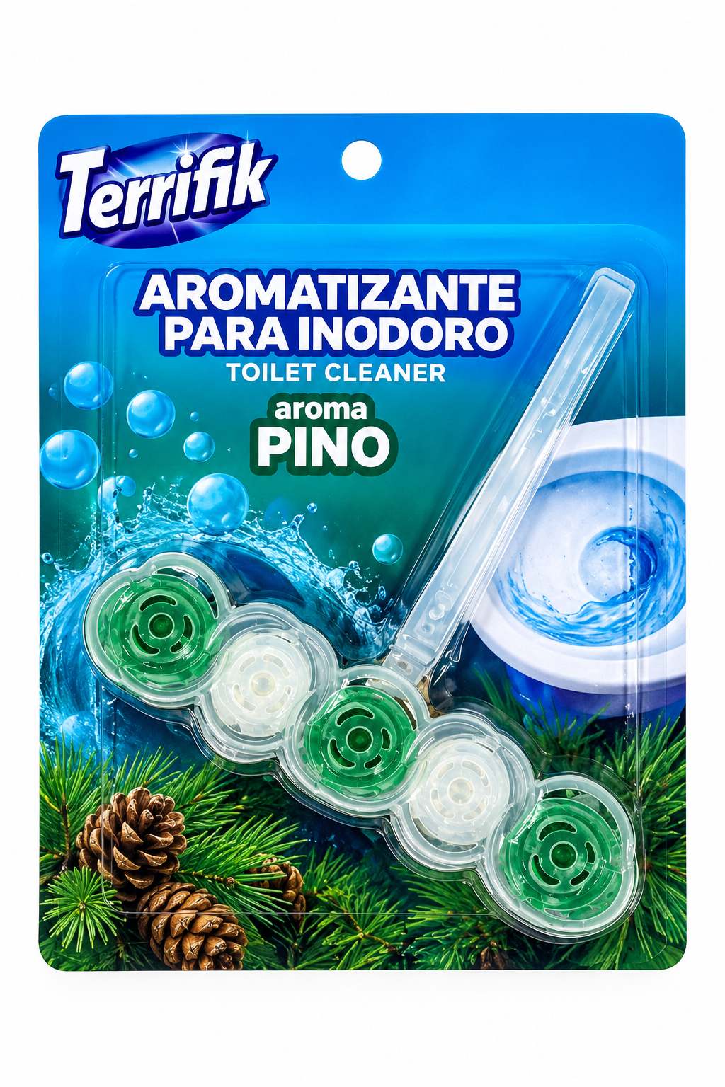 Terrifik Aromatizante para Inodoro – Aroma Pino