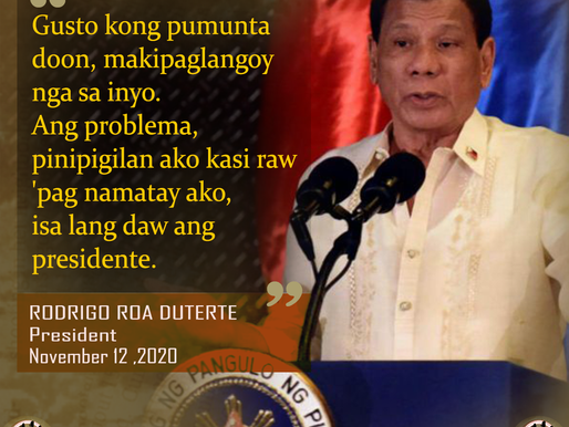 Duterte defends absence during Ulysses blitz
