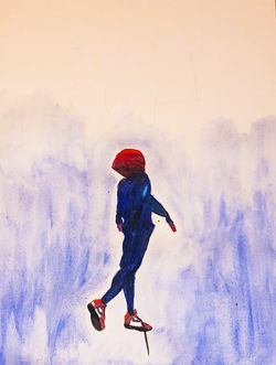 Into the Blank Spiderverse (Gouache)