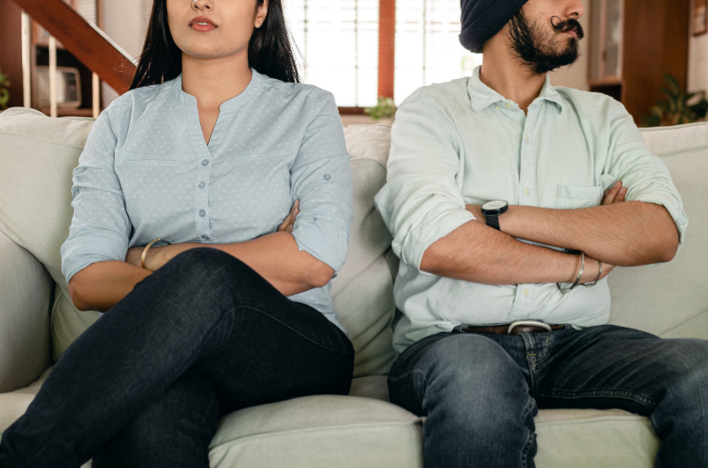 Couple Not Talking To Each Other