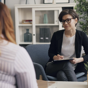 Adult woman receiving therapy